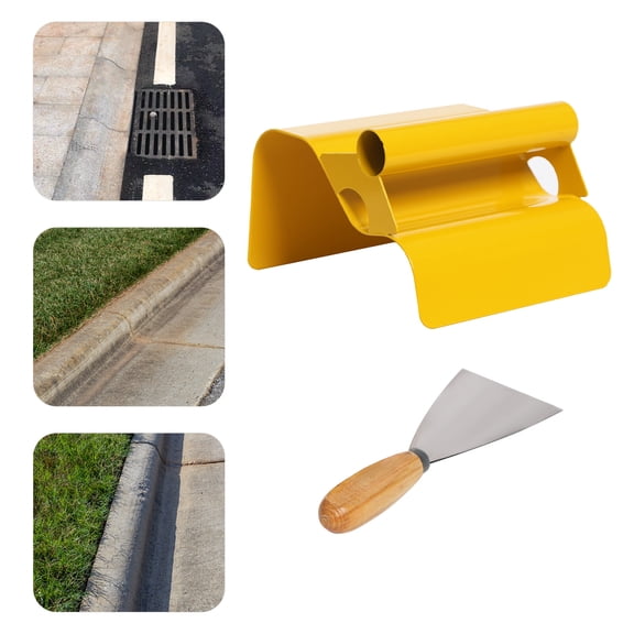 Stainless Steel Concrete Cement Model Making Tool with Handle and Putty Knife