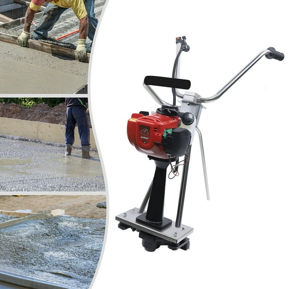 Stainless Steel Concrete Vibrating Machine for 3.2-16ft Rulers 900W Concrete Vibrating Machine (Without Ruler)