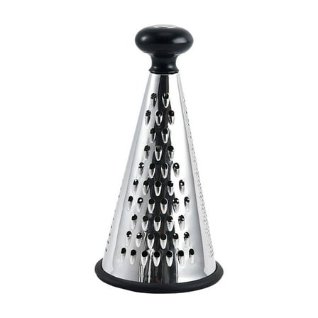 Stainless Steel Cone Shaped Grater - 3-Sided Slicer And Shredder For Kitchen Use