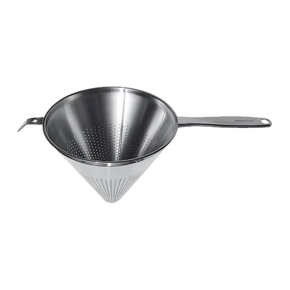 Stainless Steel Cone Sieves With Ergonomic Handle For Easy Liquid Separation