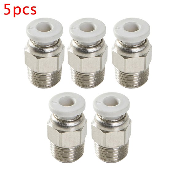 Stainless Steel Connector For Creality 3D PC4-M10 Male Pneumatic Tube Fitting Bowden Connector For CR-10 Series /Ender-3