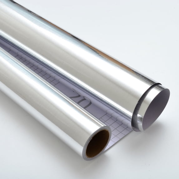 Stainless Steel Contact Paper, 15.7" x 78.7" Peel and Stick Metallic Wallpaper Removable Wall Paper for Appliances Decorative Self Adhesive Roll for Kitchen Fridge Dishwasher Cabinets, Silver