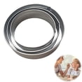 thumbnail image 1 of Stainless Steel Cookies Cutter Set with Round Multi‑Size Shapes, Durable Reusable Baking Molds for Dough and Pastry for Family Homemade Dessert Projects 3Set, 1 of 5