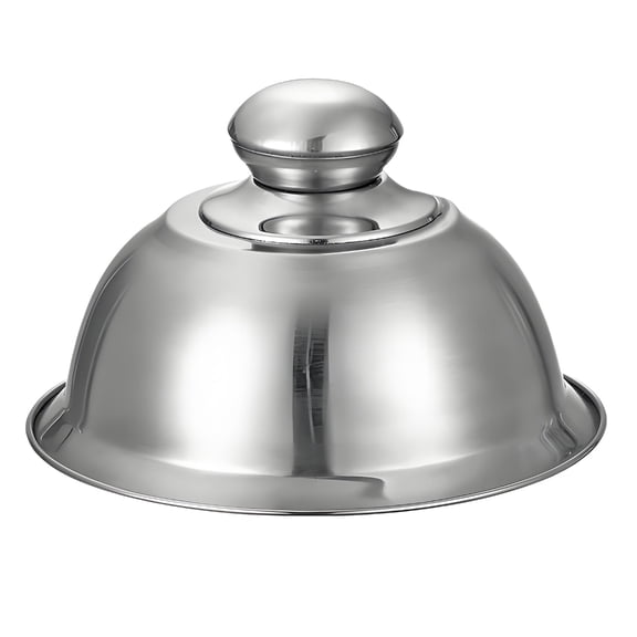 Stainless Steel Cooking Cover Cheese Melting Dome Food Serving Plate Cover Lid