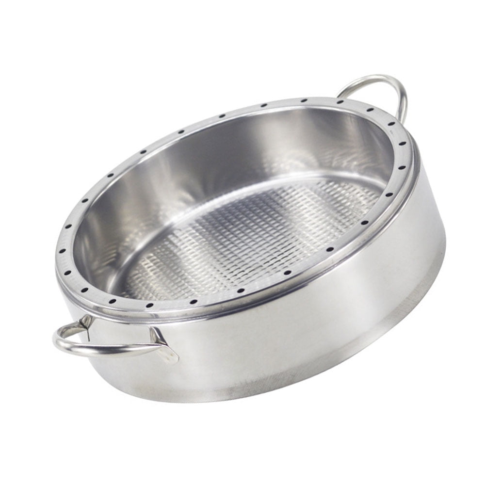 Stainless Steel Cookware Dim Sum Steamer Metal Food Steaming Strainer