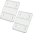 thumbnail image 1 of Stainless Steel Cooling Rack 2 Pack,Baking Racks for Baking Roasting Grilling Cooling, Cooling Racks for Baking fit Small Size Cookie Sheets Oven & Health & Dishwasher Safe,9.7'' x 7.3'',Topboutique, 1 of 6