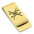thumbnail image 1 of Stainless Steel Copper Alchemy Symbol Classic Slim Money Clip Credit Card Holder, 1 of 2