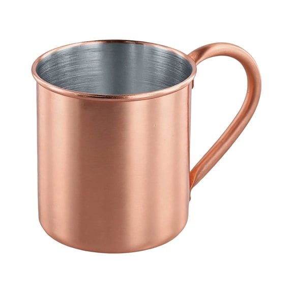 Stainless Steel Copper Plated Mule Mug  Insulated Moscow Mule Cup for and Chilled Beverages  9.5x8.5cm