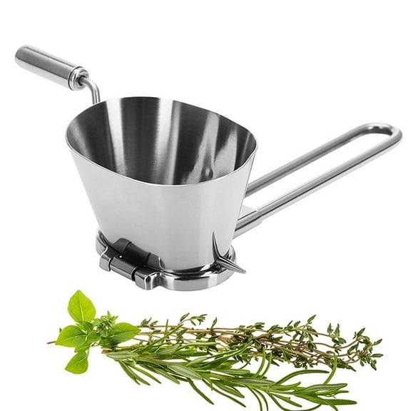 Stainless Steel Coriander Chopper - Manual Herb Spice Mill Grater Vegetable Grinding Tools for Garlic, Coriander, Onion, Parsley