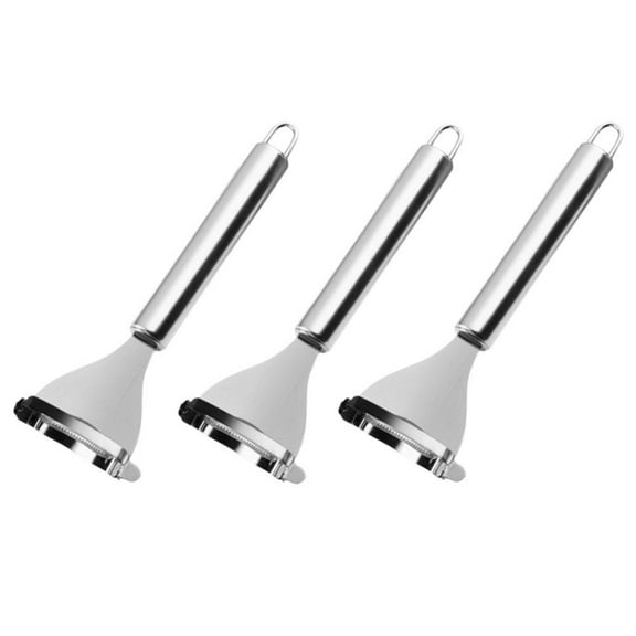 Stainless Steel Corn Peeler & Kernel Remover Tool - Quick Cob Stripper with Non-Slip Hand Guard, Professional Corn Cutter for Kernels (Easy Grip, Dishwasher Safe)