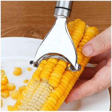 2 Pack Corn Peeler, Stainless Steel Corn Thresher Corn Planer Cutter ...
