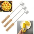 thumbnail image 1 of Stainless Steel Corn Peeler and Cob Remover Tool - Fast, Safe Kernel Cutter for Home Kitchens, Restaurants, Chefs, and Outdoor Cooking Enthusiasts, 1 of 3