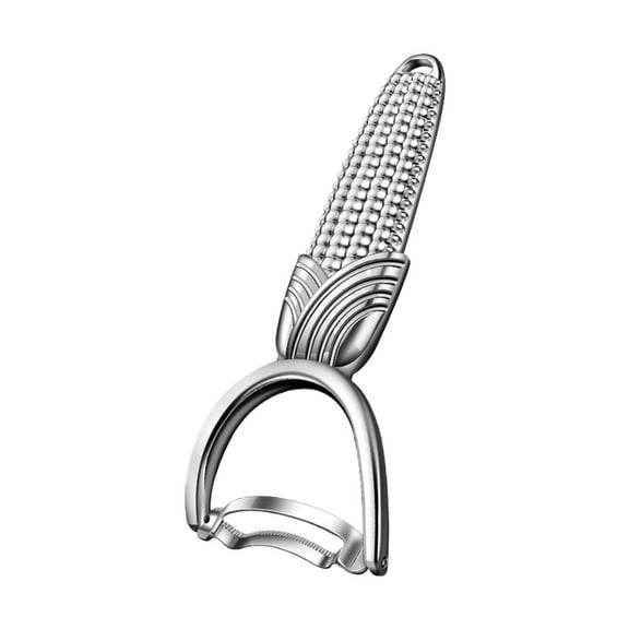 Stainless Steel Corn Stripper Tool 4 Row Corn Kernel Remover, Ergonomic Non-Slip Corn Cutter, Durable Corn Peeler for Fresh & Glutinous Corn, Easy Clean Kitchen Gadget