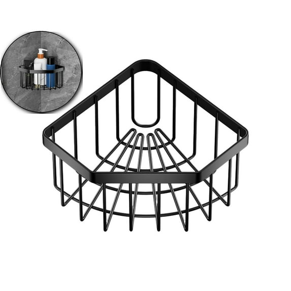 Stainless Steel Corner Sponge Rack, Triangular Sink Drain Basket, Bathroom Shelf Organizer for Kitchen Use