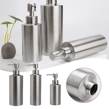 Stainless Steel Countertop Soap Dispenser Rust Proof Liquid Hand Soap Dispenser, Kitchen Pump for Liquid Bathroom Hand Dish Lotion (550 ml)