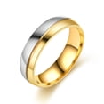 thumbnail image 1 of Stainless Steel Couple Ring Pair Ring Diamond Encrusted Fashion, 1 of 6