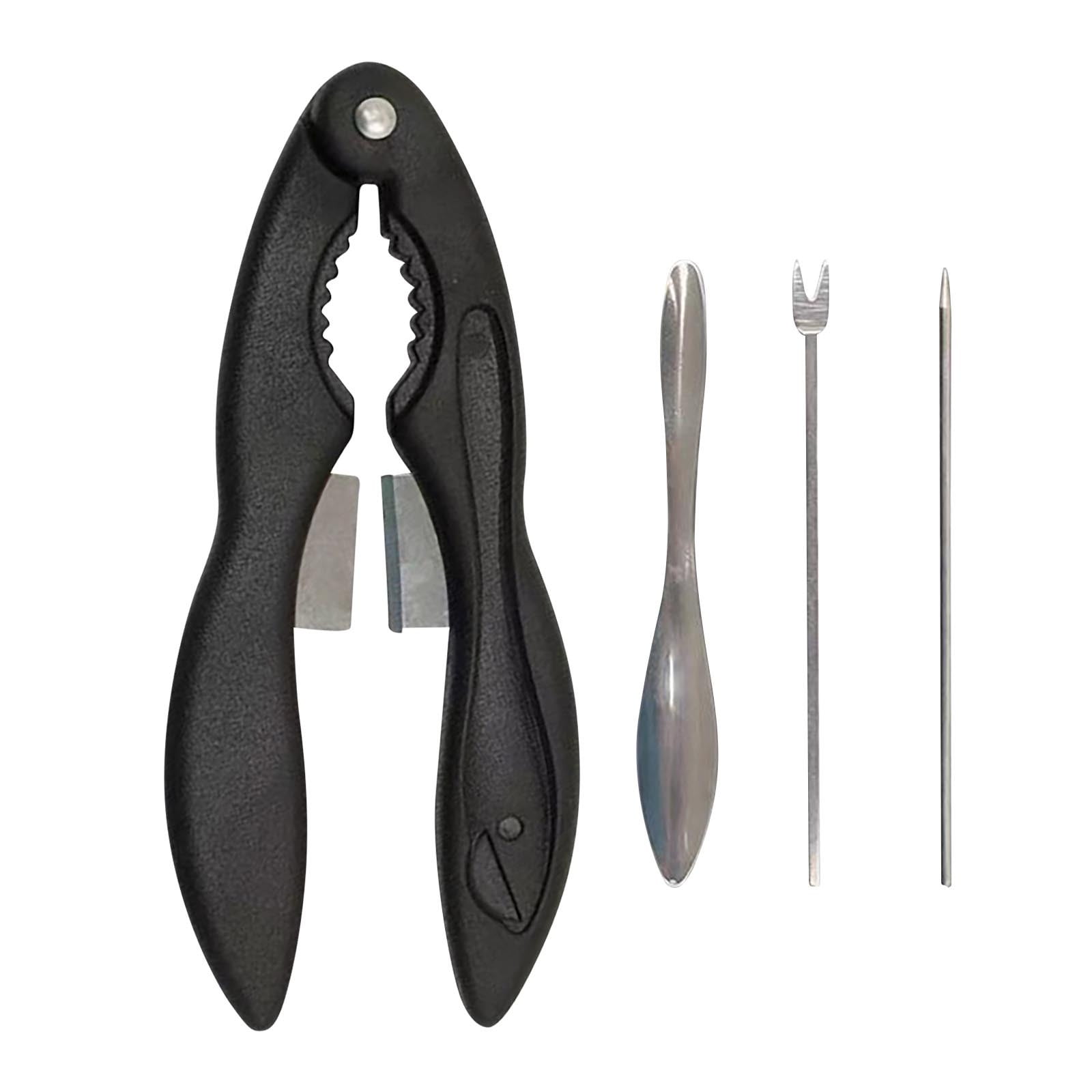 Stainless Steel Crab Eating Tool Set with Detachable Shellfish Scissors ...
