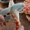 thumbnail image 1 of Stainless Steel Crab & Nut Cracker Tongs | Lobster Sheller Tool | Easy-Clean Kitchen Gadget for Restaurants & Home Use | Pink, Green, Blue Colors | 5.19 Inch Crab Claw Opener, 1 of 6