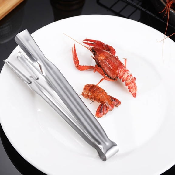 Stainless Steel Crayfish Shrimp Sheller Tool - Manual Seafood Peeler for Lobster Crab - Multipurpose Kitchen Deveining Clip for Peeling Meat - Effortless Shell Removal for Spicy Dishes