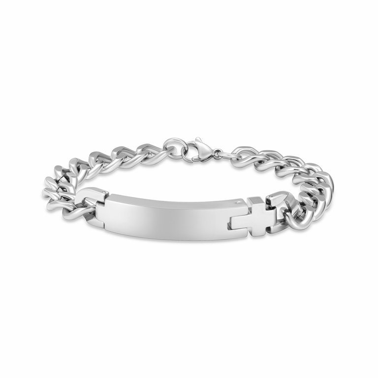 Constantlife 316L Stainless Steel Cremation Bracelet – Men's Cuban Link Urn Jewelry For Ashes, Memorial Keepsake