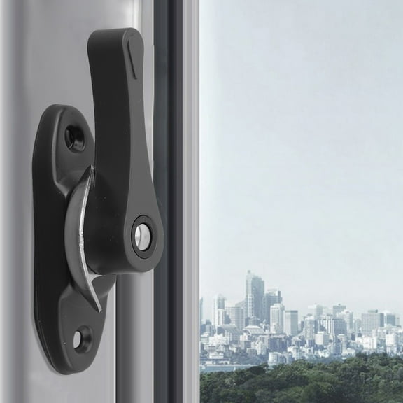 Stainless Steel Crescent Universal Lock Children's Safety Window Lock Sliding Door Buckle With Hook Door And Window Hook Lock