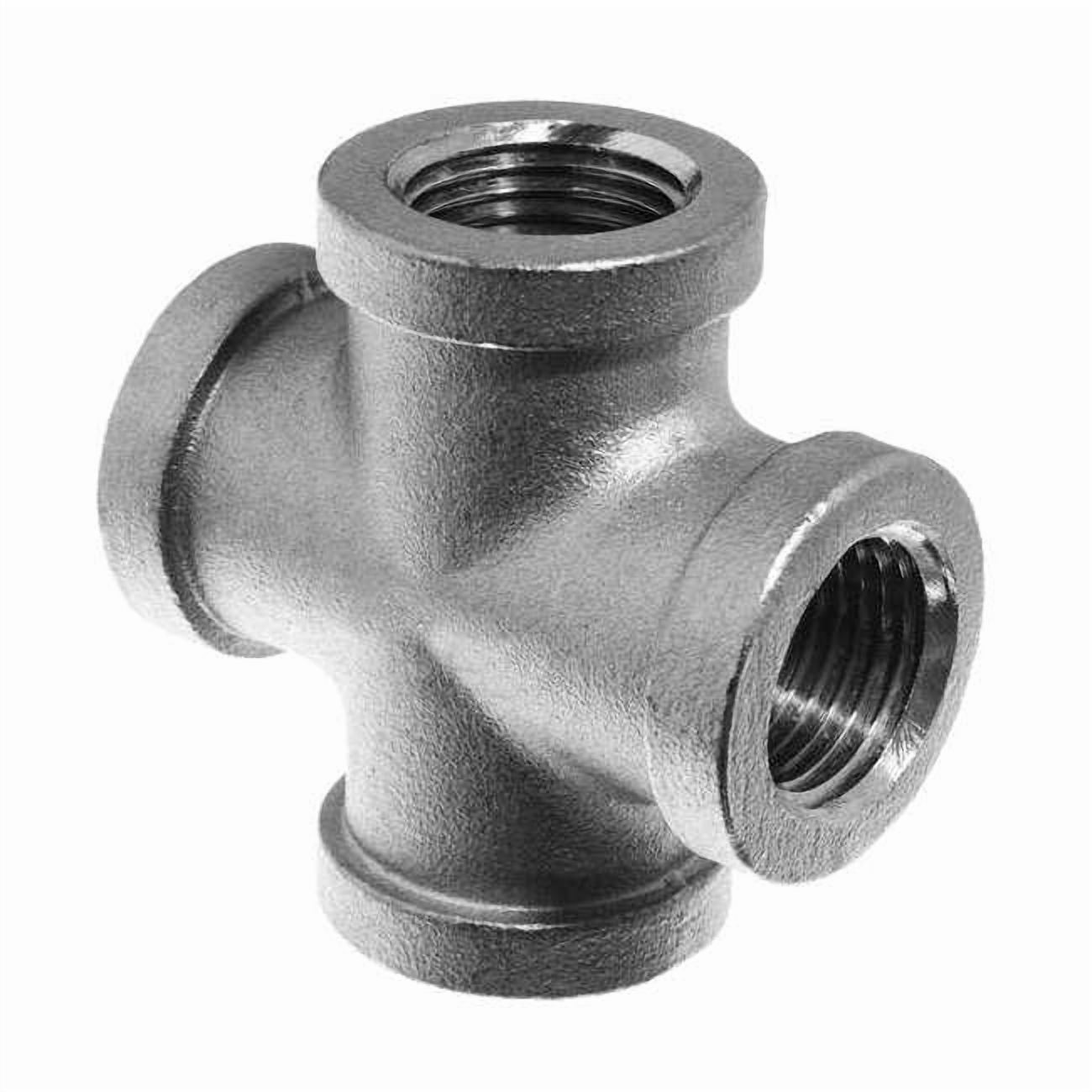 Pipe Classfication Stainless Steel Cross Fitting, 1.5 in Pipe Size, Class 150, BSPT ...