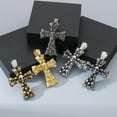 thumbnail image 1 of Stainless Steel Cross Shelf Skull Pendant Necklace, 1 of 2