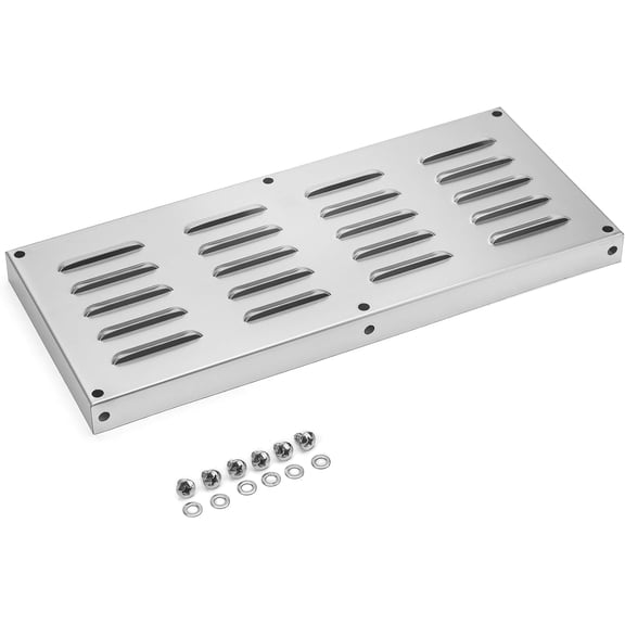 Stainless Steel Cubic Venting Panel for Outdoor Masonry Fire Pits/Fireplaces and Kitchen Island 15-Inch by 6-1/2-Inch