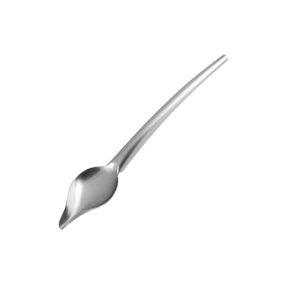 Stainless Steel Culinary Decorating Spoon for Chocolate Icing and Plating, Precision Drawing Tool for Baking, for Valentines Day Dessert Gifts, 1Pack b