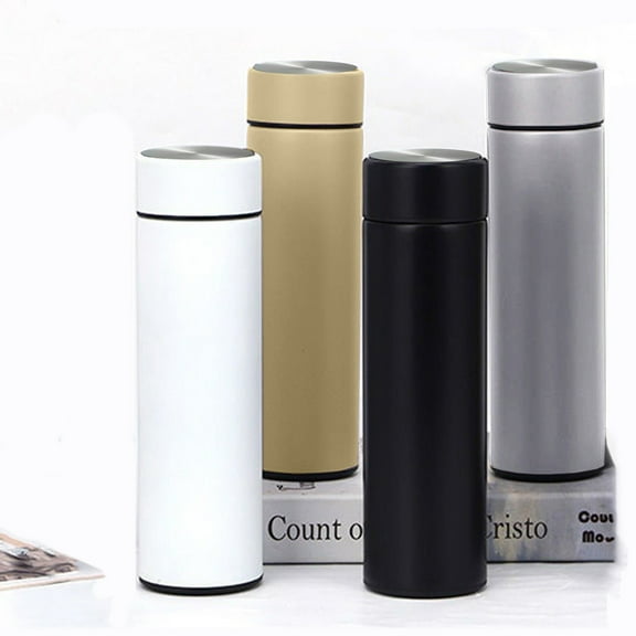 Stainless Steel Cup under $5! CQCYD Stainless Steel Vacuum Tumbler, 304 Thermal Cup for Hot Cold Drinks, Portable Tea Coffee Mug, Business Travel with Tea Filter