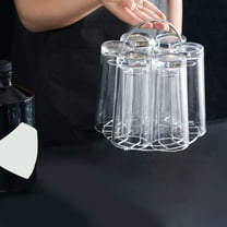 Stainless Steel Cup Rack under $5! Yannianjz Stainless Steel Cup Drying Rack, 6 Slot Glass Cup Storage Holder, Countertop Dish Rack for Kitchen Bar, Inverted Hanging Rack for Coffee Table