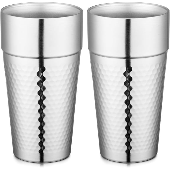 Stainless Steel Cups 6 oz, 4 Pack Small Stainless Steel Tumbler Bulk Stackable Insulated Mini Cups for Drinking Double Wall Metal Glasses Tin Cups for Home Restaurant Office Party Camping
