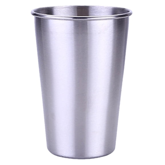 Stainless Steel Cups, Metal Cups, Kitchen Cups, Drinking Cups, Unbreakable Colorful Cups for Cold Drinks, Light Drinking Cups, Coffee Shatterproof Cup for Home, Camping & Parties 1Pcs