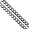 thumbnail image 1 of Stainless Steel Curb Chain 6.5mm Solid Cuban Link Necklace 24" Gray Jewelry Female Unisex, 1 of 5