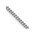 thumbnail image 1 of Stainless Steel Curb Chain Styles Necklace Chisel Polished 3 mm 20 inch, 1 of 4
