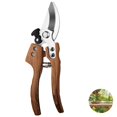 Stainless Steel Curved Blade Pruning Shears, Heavy Duty Garden Clippers ...