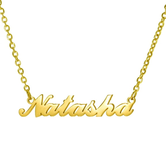 Stainless Steel Custom Name Necklaces Personalized Choker Cross Chain Necklace Handmade Nameplate Pendant Necklaces for Men Women