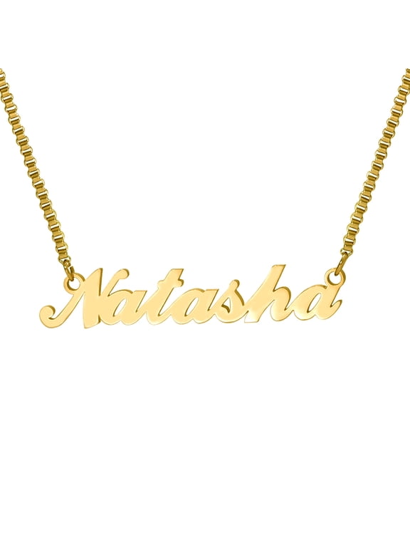 Stainless Steel Custom Name Necklaces Personalized Choker Necklace Handmade Nameplate Pendant Necklaces for Women