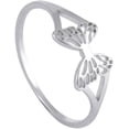 thumbnail image 1 of Stainless Steel Cute Dainty Butterfly Style Birthday Christmas Promise Statement Ring, 1 of 2