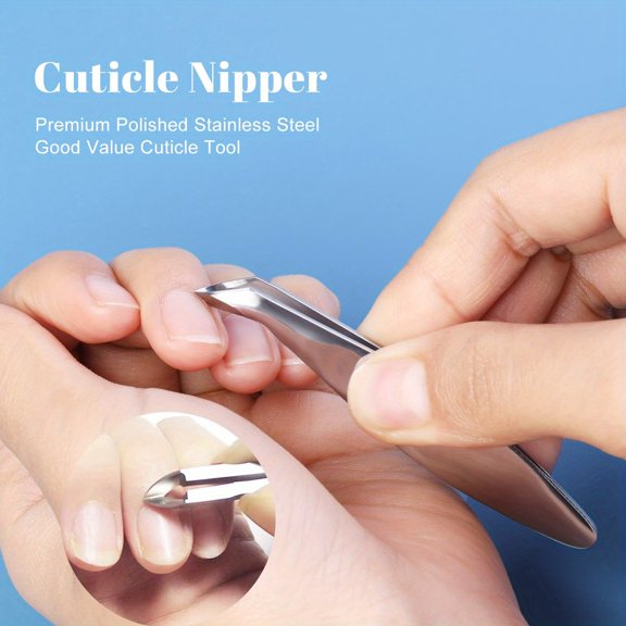 Stainless Steel Cuticle Dead Skin Scissors 1PCS Stainless Steel Barbed Scissors