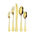 thumbnail image 1 of Stainless Steel Cutlery Set Durable Dining Tableware Fork Spoon Knife Kitchen Utensils, 1 of 2