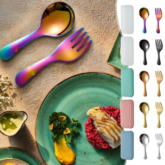 Stainless Steel Cutlery Set, Fork Spoon Knife, 304 Stainless Steel, Ergonomic Handle, Durable Strong, Modern Kitchen, Home Cooking, Everyday Use, Kitchen Utensils Sopatenor