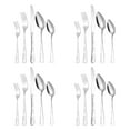Stainless Steel Cutlery Set Hot PVD Pattern Plated Western Fork And