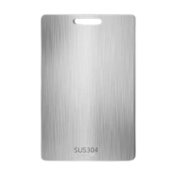 Stainless Steel Cutting Board, Durable Chopping Surface, Resists Cuts and Stains, Ideal for Meal Prep in Busy Kitchens, Home Cooks and Culinary Enthusiasts
