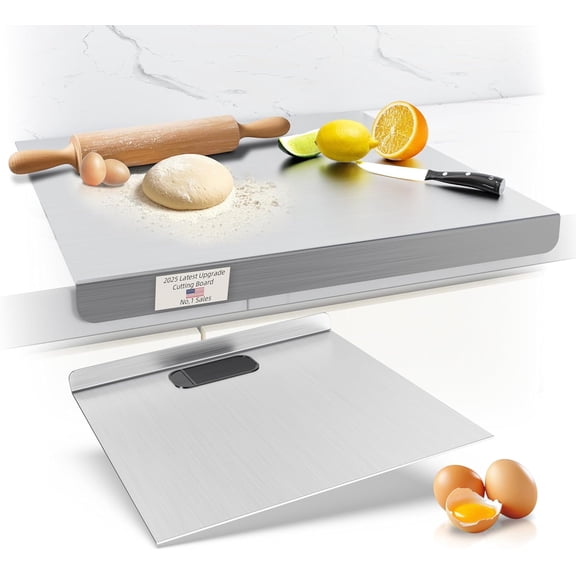 Stainless Steel Cutting Board Kneading Board Baking Board 22.8"X35.4"