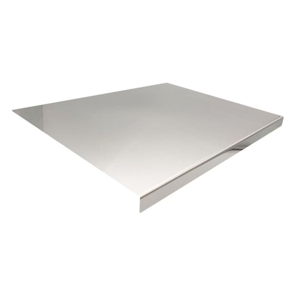 Stainless Steel Cutting Board with Lip, XXL Meat Tray - Kitchen Prep Surface for Fruits, Vegetables, Dough, Father's Day Gift