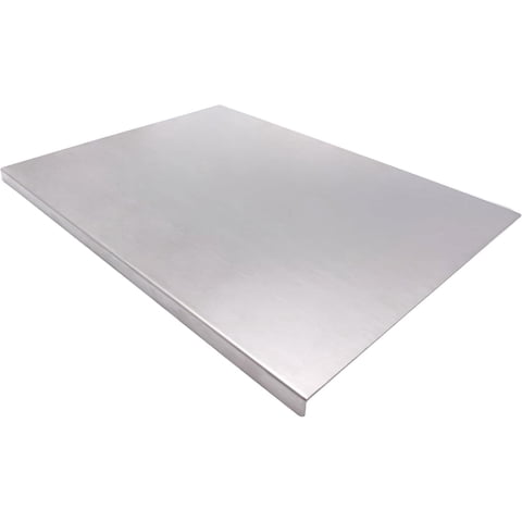 Baking Cutting Boards for Kitchen, AOKIWO Large-sized Stainless Steel Cutting Boards w bench scraper for Kitchen, Suitable for Meat, Fruits, Vegetables, Bread(15.7 x 11.8 in)