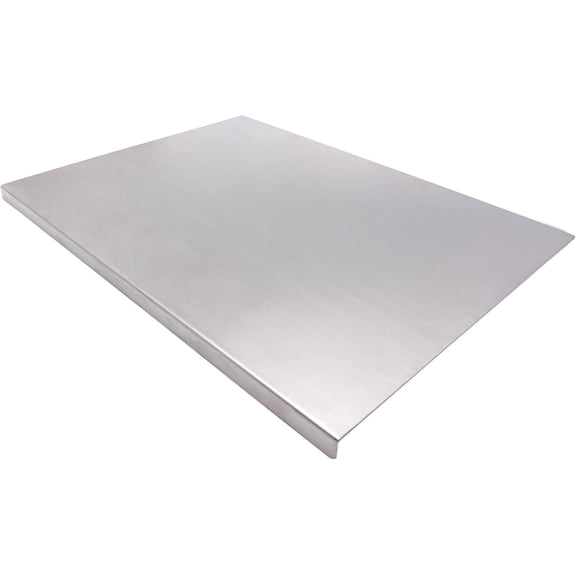 Cutting Boards for Kitchen, AOKIWO Large Stainless Steel Baking Boards with scraper, Suitable for Bread, Meat, Vegetables, (19.7 x 15.7 in)