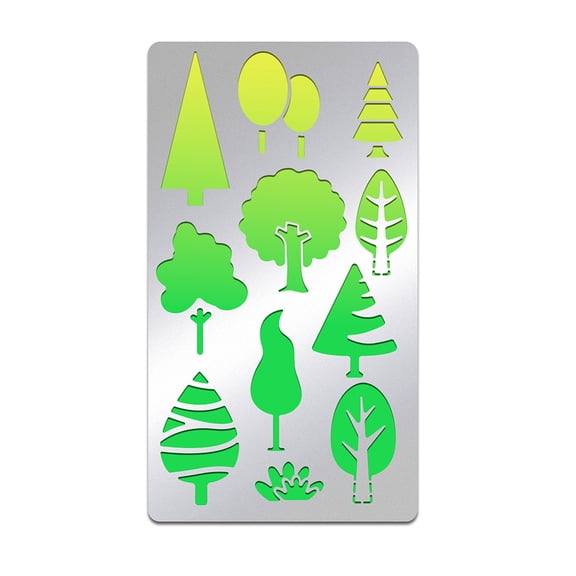 Stainless Steel Cutting Dies Stencils for DIY Scrapbooking/Photo Album Decorative Embossing DIY Paper Card Tree Pattern 177x101mm