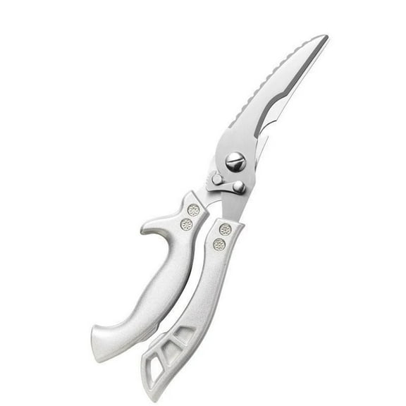 Stainless Steel Cutting Kitchen Scissors Automatic Rebound Scissors Kitchen Gadget
